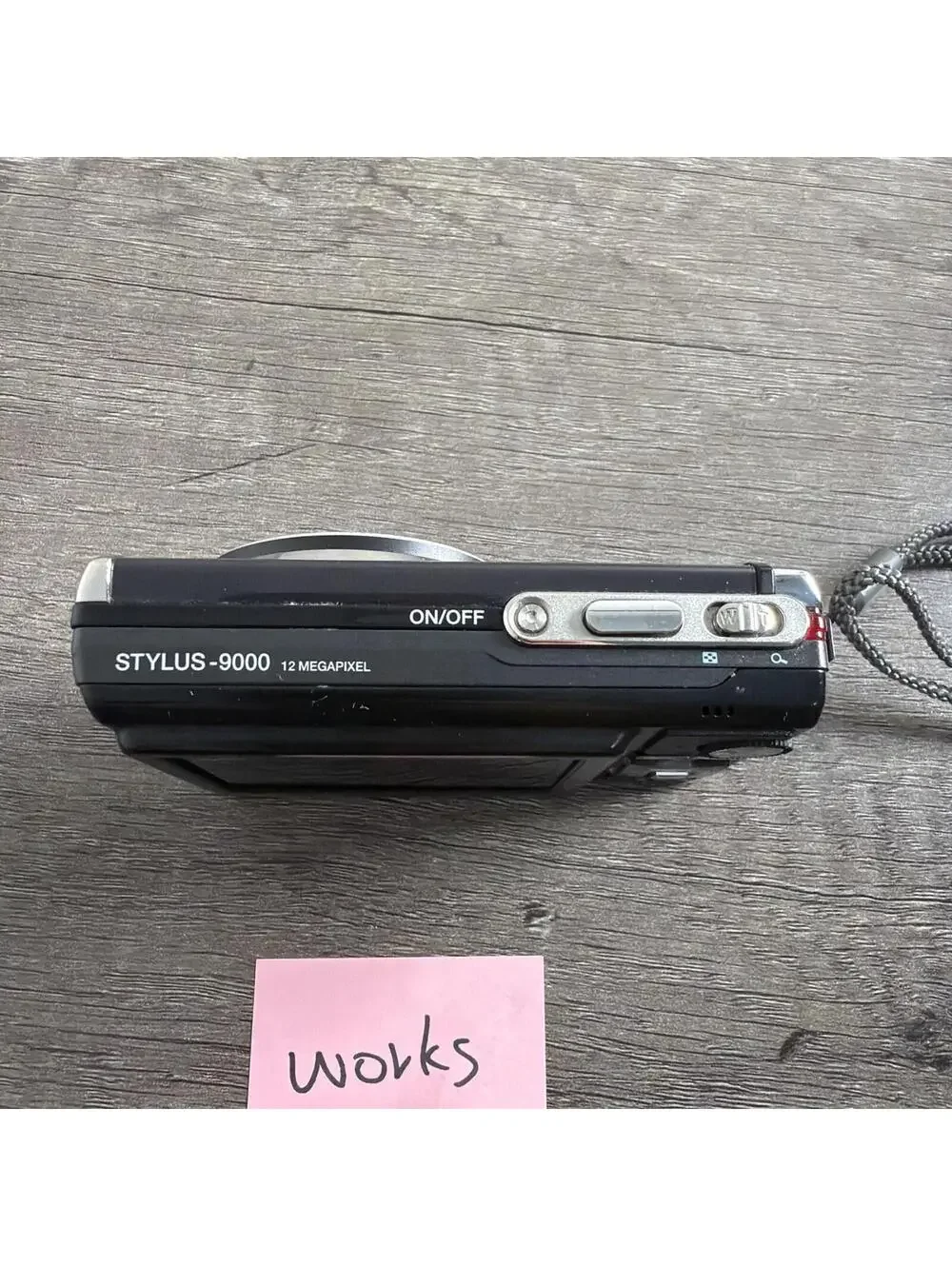 Olympus Stylus 9000 12.0MP Digital Compact Camera Only WORKING